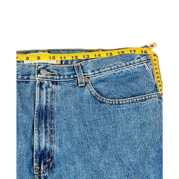 Levis Mens 550 Jeans Relaxed Fit Straight Leg 36 X 27 Tagged 38 x 32 - Picture 10 of 12